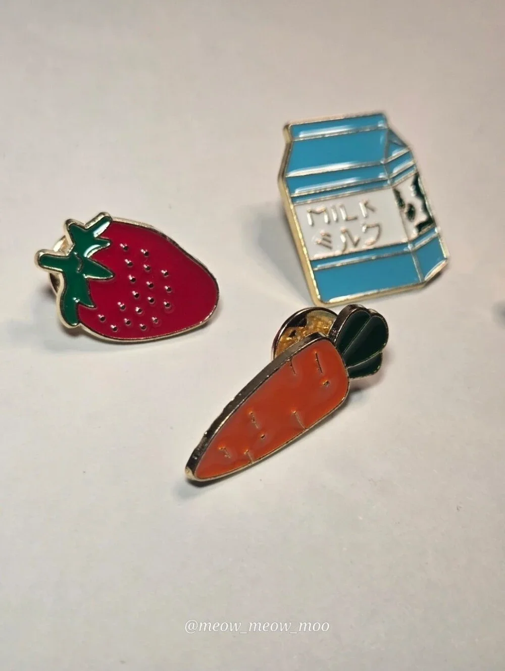 Kawaii Breakfast & Garden Food Enamel pins